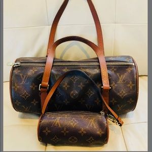 Auth Louis Vuitton Monogram Papillon 30 w Mini